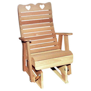 Creekvine Design Cedar Royal Country Hearts Glider Chair Glider