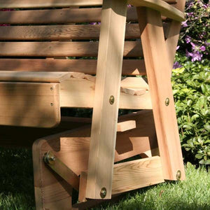 Creekvine Design Cedar Royal Country Hearts Glider Chair Glider