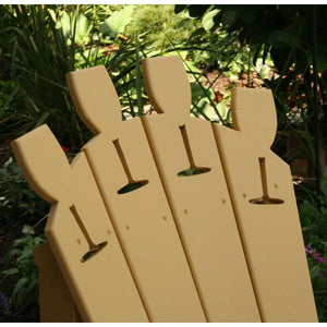 Creekvine Design Cedar Wine Glass Adirondack Chair Outdoor Chair Unfinished