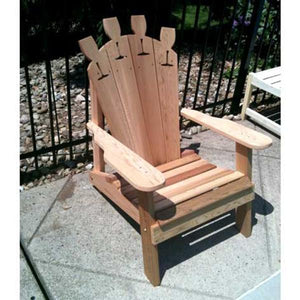 Creekvine Design Cedar Wine Glass Adirondack Chair Outdoor Chair Unfinished