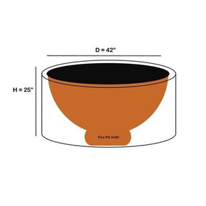 Fire Pit Cover - Canvas 42" Fire Pit Cover
