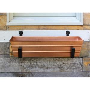 Flower Box with Wall Brackets Flower Box