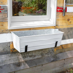 Flower Box with Wall Brackets Flower Box
