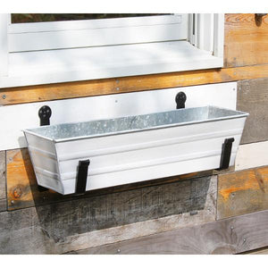 Flower Box with Wall Brackets Flower Box