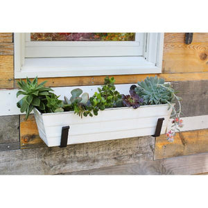 Flower Box with Wall Brackets Flower Box