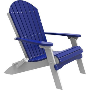 Folding Adirondack Chair Adirondack Chair Blue & White