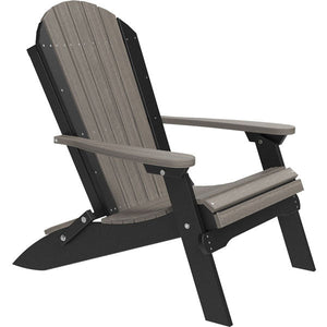 Folding Adirondack Chair Adirondack Chair Coastal Gray & Black