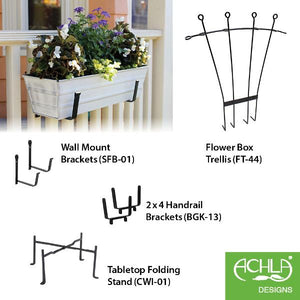 Galvanized Steel Flower Box Planter Flower Box Planter