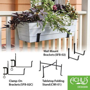 Galvanized Steel Flower Box Planter Flower Box Planter