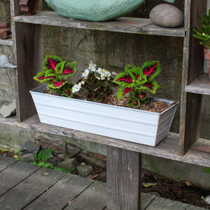 Galvanized Steel Flower Box Planter Flower Box Planter