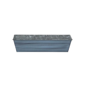 Galvanized Steel Flower Box Planter Flower Box Planter Small / Nantucket Blue