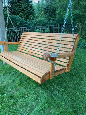 Grandpa Series Cypress Porch Swing Porch Swing