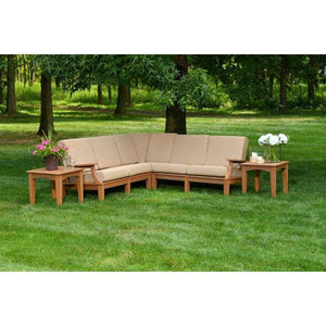 Granville Deep Seating Sectional Left Arm Loveseat With Cushions - The Charming Bench Company