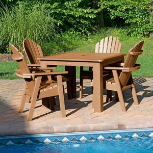 Hamilton Adirondack 5pc Square Outdoor Dining Set Dining Set