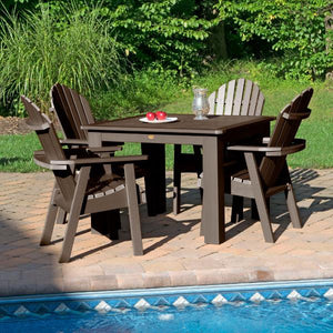 Hamilton Adirondack 5pc Square Outdoor Dining Set Dining Set