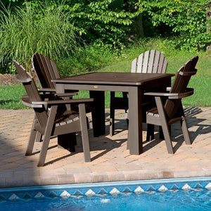 Hamilton Adirondack 5pc Square Outdoor Dining Set Dining Set