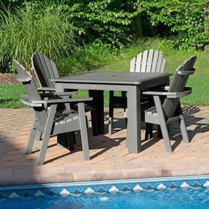 Hamilton Adirondack 5pc Square Outdoor Dining Set Dining Set