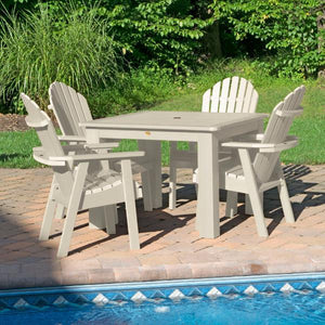 Hamilton Adirondack 5pc Square Outdoor Dining Set Dining Set