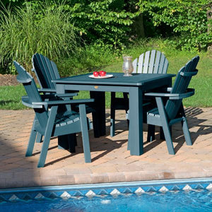 Hamilton Adirondack 5pc Square Outdoor Dining Set Dining Set