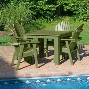 Hamilton Adirondack 5pc Square Outdoor Dining Set Dining Set