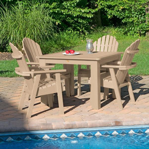 Hamilton Adirondack 5pc Square Outdoor Dining Set Dining Set