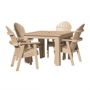 Hamilton Adirondack 5pc Square Outdoor Dining Set Dining Set