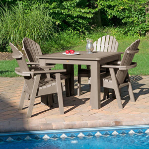 Hamilton Adirondack 5pc Square Outdoor Dining Set Dining Set