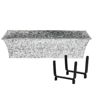 Handrail Flowerbox Bracket Kit Flowerbox Bracket Kit 2x4 inch / Copper Plated