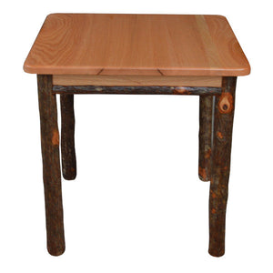 Hickory Solid Wood End Table End Table