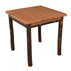Hickory Solid Wood End Table End Table