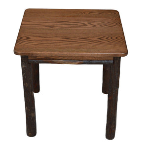 Hickory Solid Wood End Table End Table