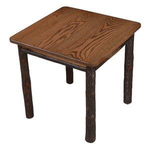 Hickory Solid Wood End Table End Table