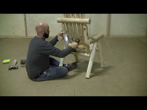 Cedar Log Dining Chair