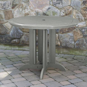 Lehigh 5pc Round Counter Height Recycled Plastic Outdoor Dining Set Dining Set