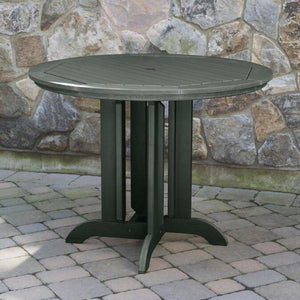 Lehigh 5pc Round Counter Height Recycled Plastic Outdoor Dining Set Dining Set