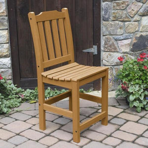 Lehigh 5pc Round Counter Height Recycled Plastic Outdoor Dining Set Dining Set