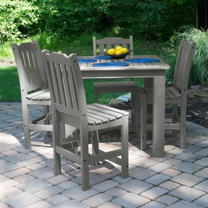 Lehigh 5pc Square Counter Height Outdoor Dining Set 42" x 42" Dining Set