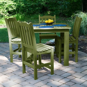Lehigh 5pc Square Counter Height Outdoor Dining Set 42" x 42" Dining Set