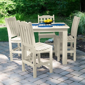 Lehigh 5pc Square Counter Height Outdoor Dining Set 42" x 42" Dining Set