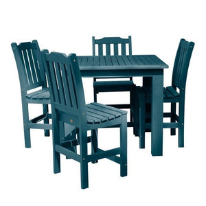 Lehigh 5pc Square Counter Height Outdoor Dining Set 42" x 42" Dining Set