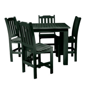 Lehigh 5pc Square Counter Height Outdoor Dining Set 42" x 42" Dining Set Charleston Green