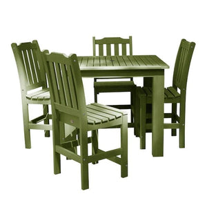 Lehigh 5pc Square Counter Height Outdoor Dining Set 42" x 42" Dining Set Dried Sage