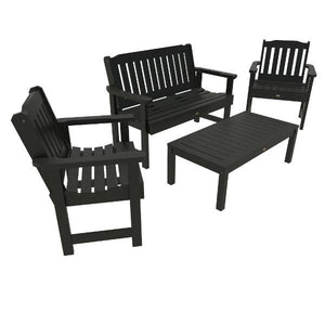 Lehigh Garden Conversation Set Conversation Set Black