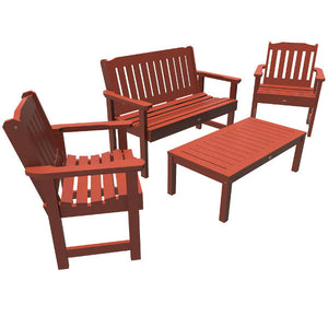 Lehigh Garden Conversation Set Conversation Set Rustic Red