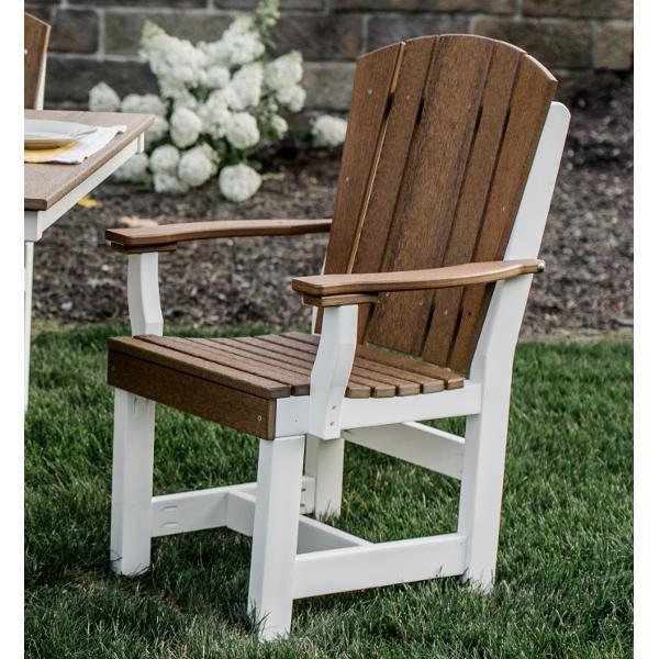 Little Cottage Co. Heritage Dining Chair With Arms Dining Chair Aruba Blue