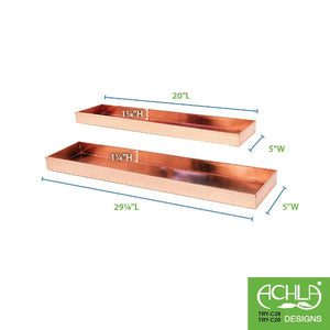 Long Copper Tray Copper Tray