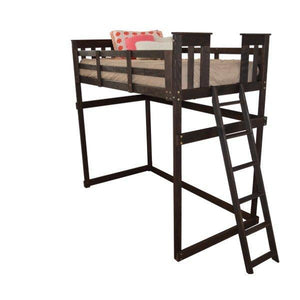 Mission Loft Bed with End Ladder - The Charming Bench Company