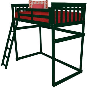 Mission Loft Bed w Side Ladder - The Charming Bench Company