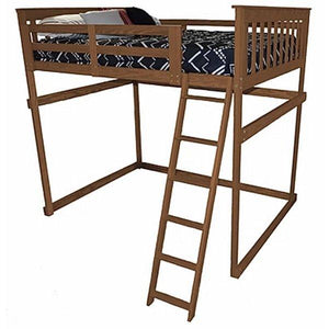 Mission Loft Bed w Side Ladder - The Charming Bench Company