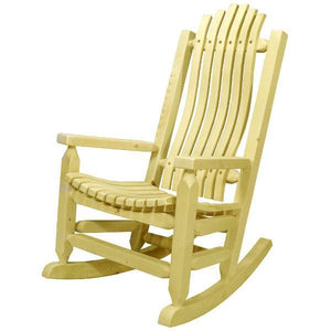 Montana Woodworks Homestead Adult Rocker Chair Rocker Chair Clear Exterior